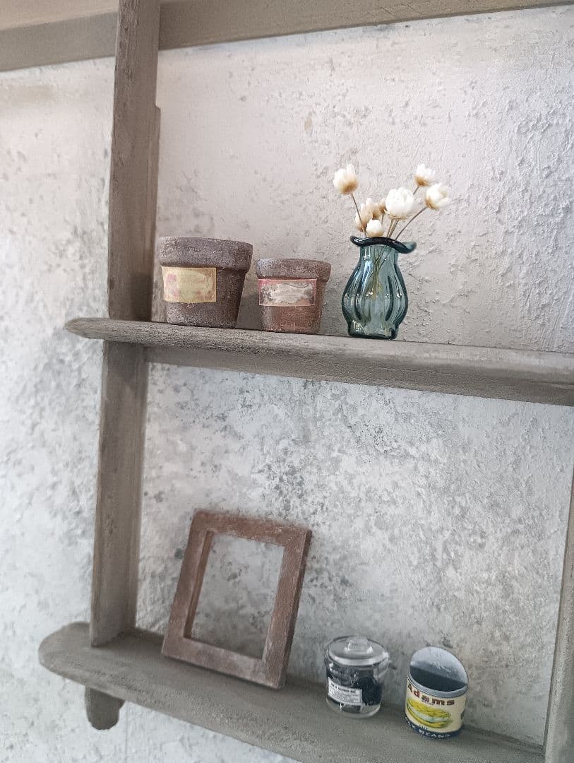 NO.101　木製 ドールハウス　背景ボード