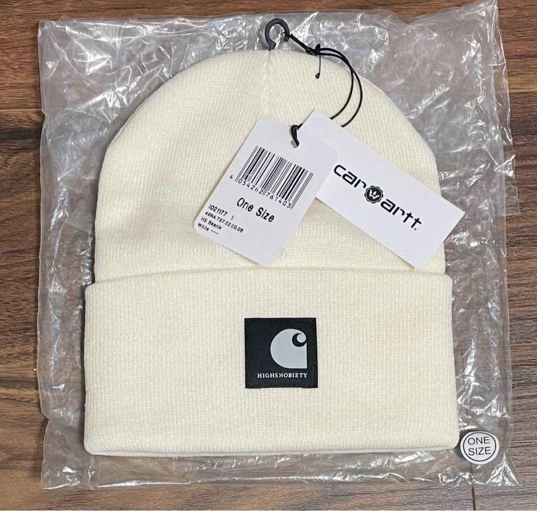 白☆ Carhartt x Highsnobiety / 10周年記念 ビーニー