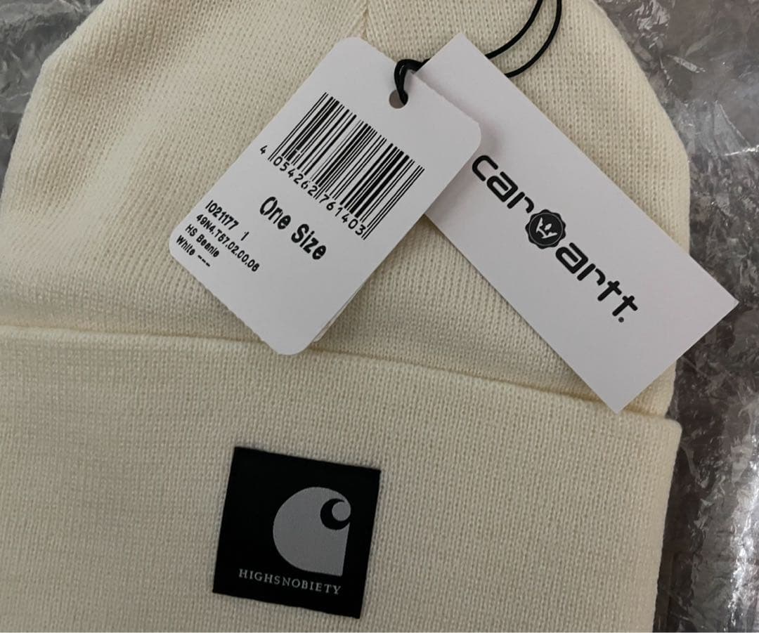 白☆ Carhartt x Highsnobiety / 10周年記念 ビーニー