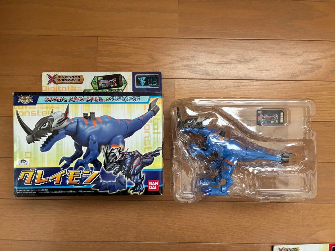 【希少/完品級】デジモンクロスウォーズ フィギュア4体＋全デジメモリ付