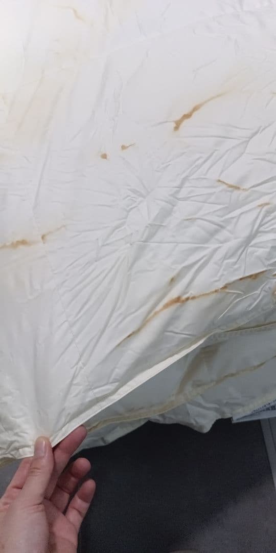 羽毛布団　2枚合わせ　肌掛け　合掛け　ホワイトダックダウン85%　W　ダブル