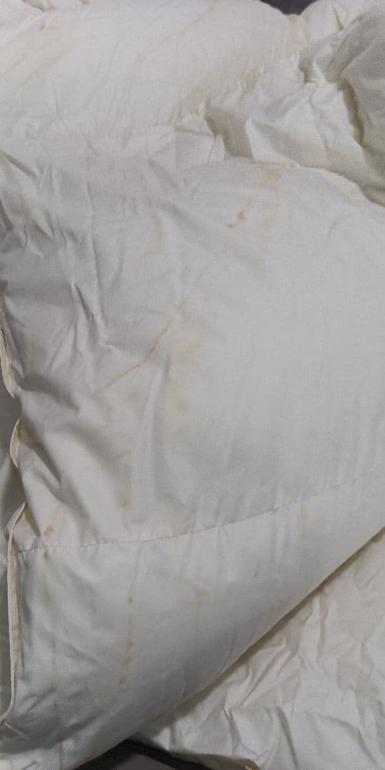 羽毛布団　2枚合わせ　肌掛け　合掛け　ホワイトダックダウン85%　W　ダブル