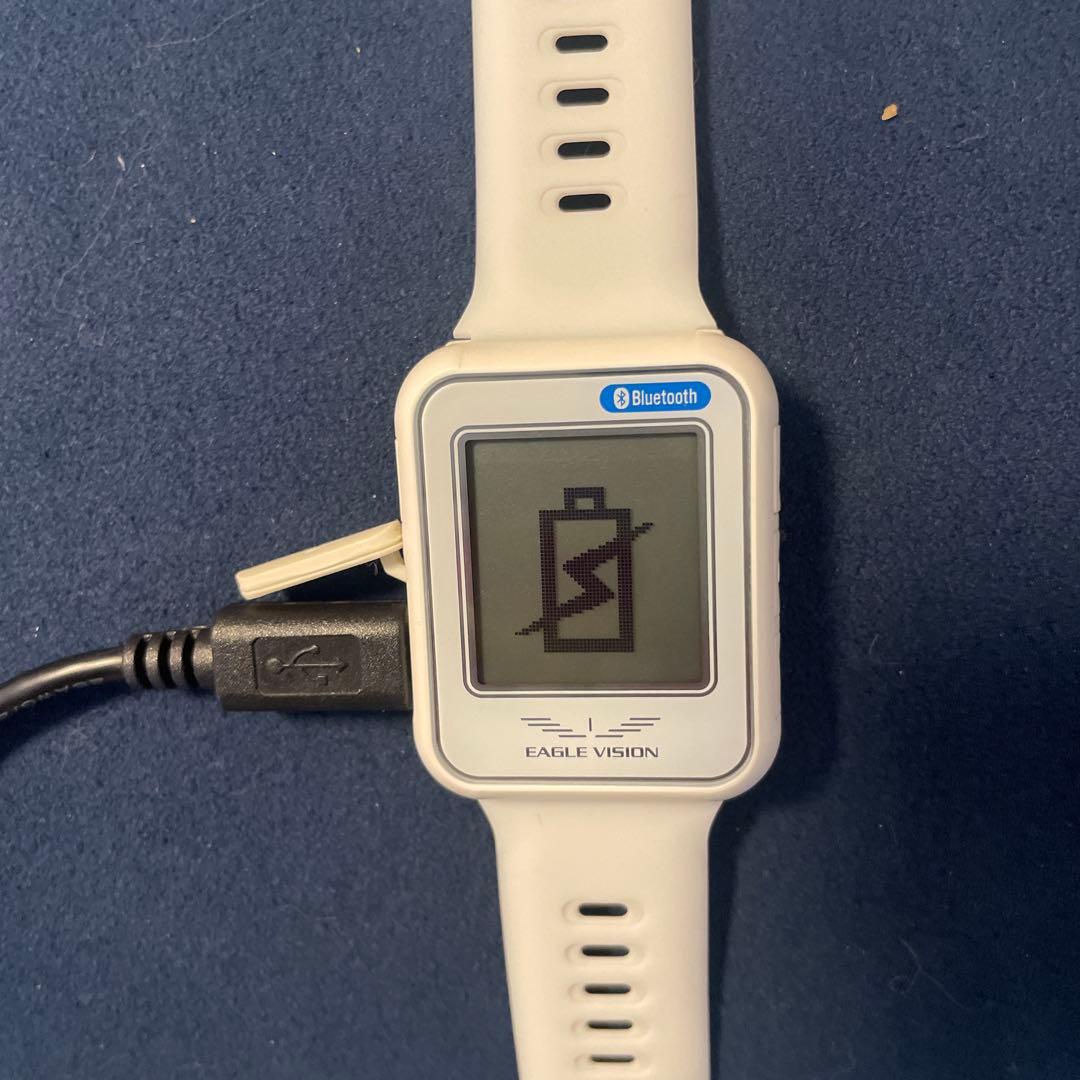 朝日ゴルフ★イーグル ビジョン WATCH 6 ウォッチ ★ピンポジ君！ホワイト