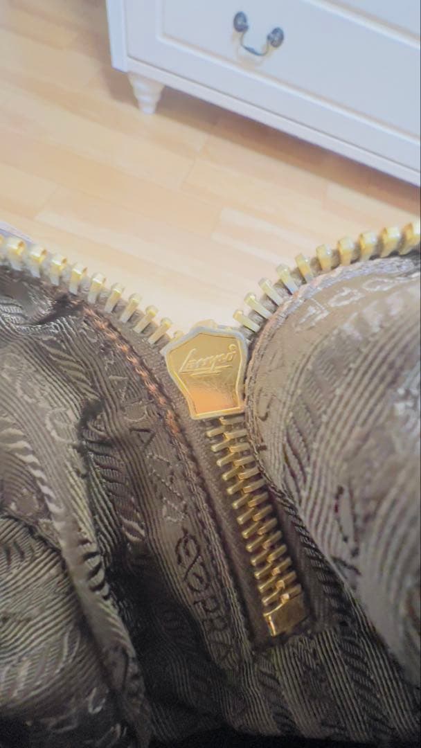 UOMOさん專用 PRADA ブラウン レザードラムバッグ