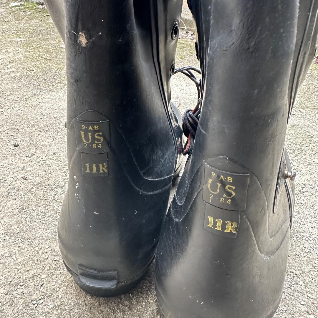 米軍 US.ARMY ミッキーブーツ バニーブーツ ラバーブーツ 1983年