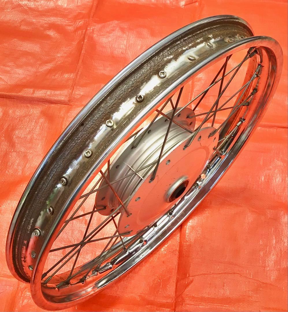 【デカドラム】スーパーカブ110 JA07 フロントホイール ・ブレーキパネル①