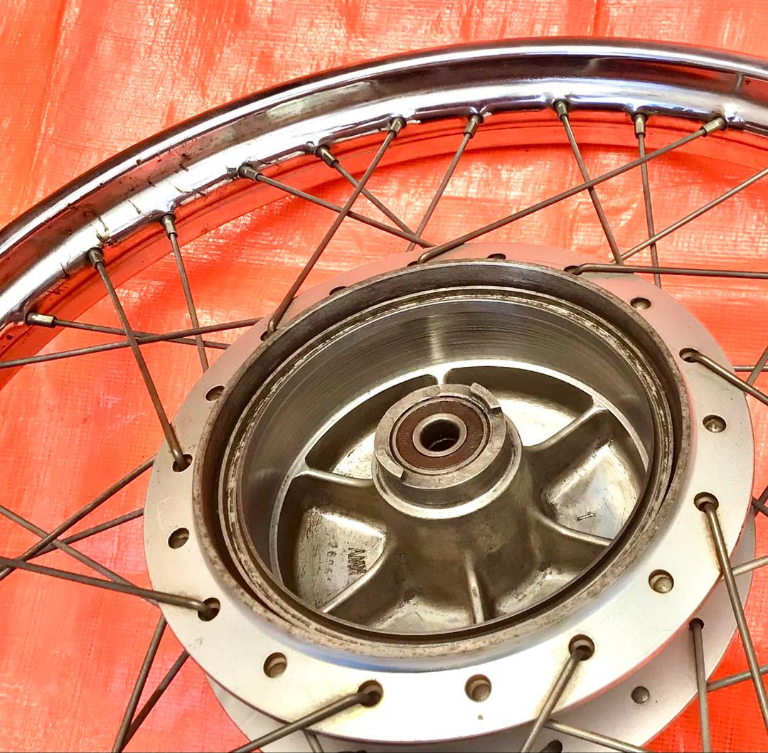 【デカドラム】スーパーカブ110 JA07 フロントホイール ・ブレーキパネル①