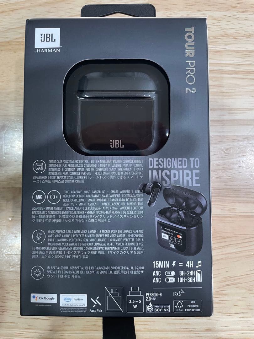 【美品】JBL TOUR PRO 2 ワイヤレスイヤホン