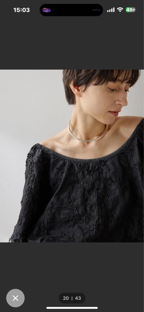 ウィムガゼット　エンブロイダリージャンプスーツ