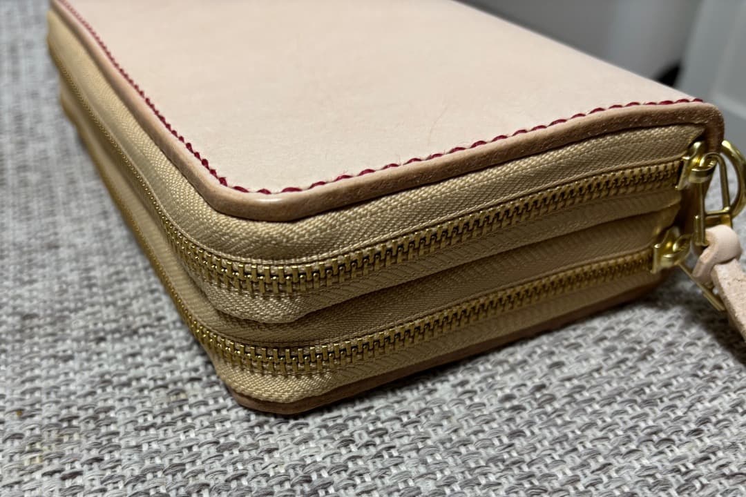 Meiさん専用 ヌメ革ダブルファスナー長財布（お財布ポーチ）商品検討ページ