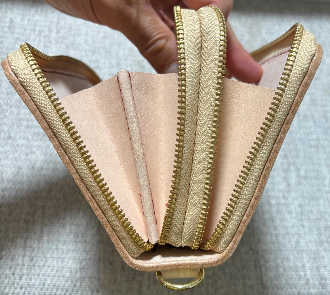 Meiさん専用 ヌメ革ダブルファスナー長財布（お財布ポーチ）商品検討ページ