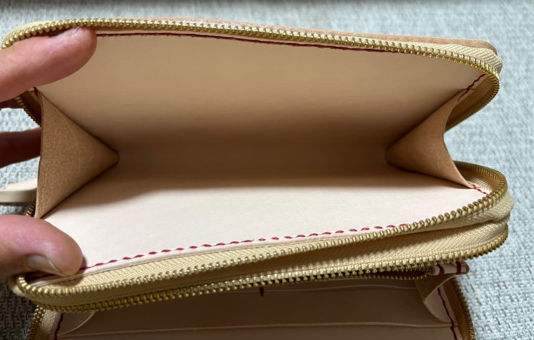 Meiさん専用 ヌメ革ダブルファスナー長財布（お財布ポーチ）商品検討ページ