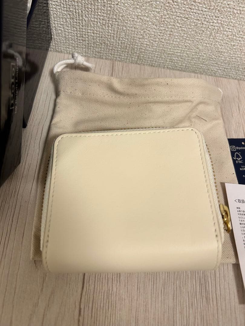 ポロベア Polo Ralph Lauren 二つ折り財布 ホワイト