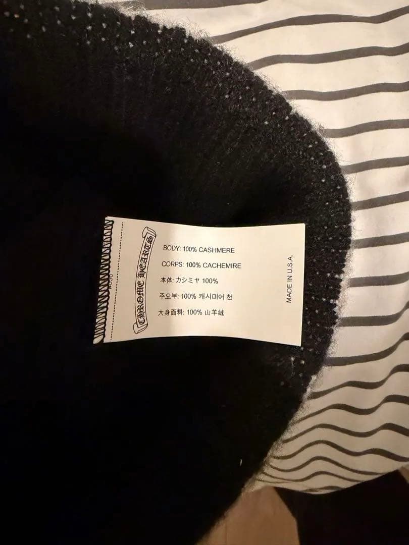 レアChromeHearts BIG DADDY CASHMERE BEANIE