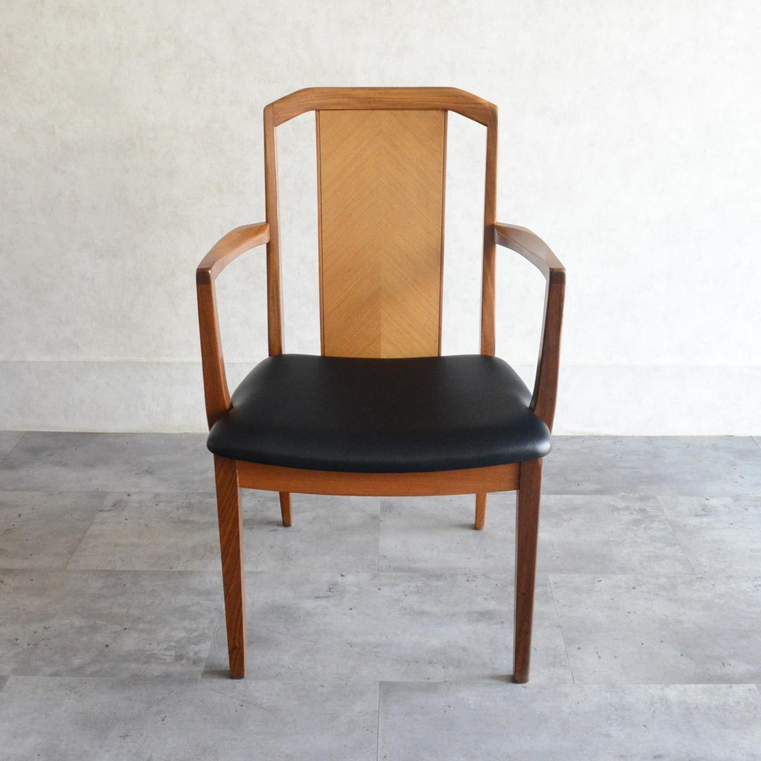 G-PLANジープラン ヴィンテージ アームチェア 座面張替済 ダイニングチェア