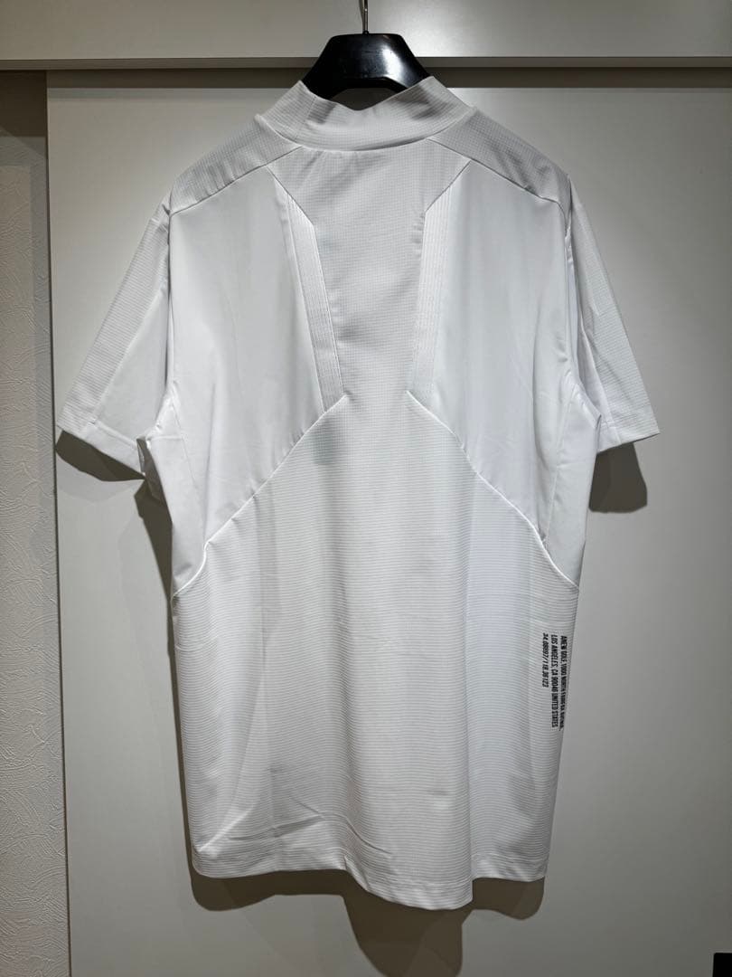 希少モデル! 新品未使用品 ANEW GOLF メンズ半袖モックネック ホワイト