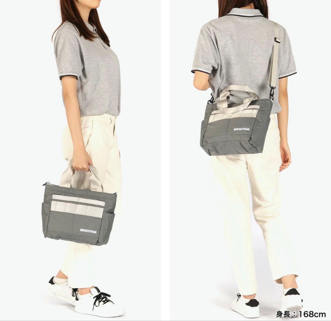 地底人　【新品•タグ付】BRIEFING GOLF グレー トートバッグ