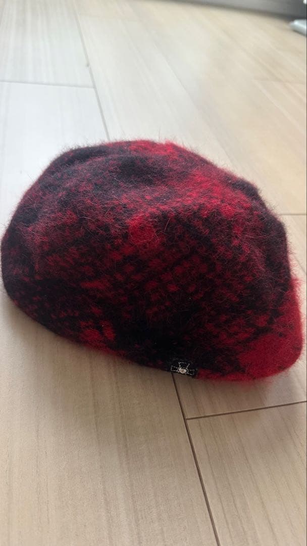 Vivienne Westwood 赤黒チェックベレー帽