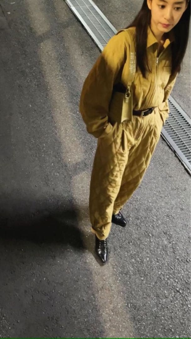 新品 新木優子着用 スローバイスライ THROW by SLY ジャンプスーツ