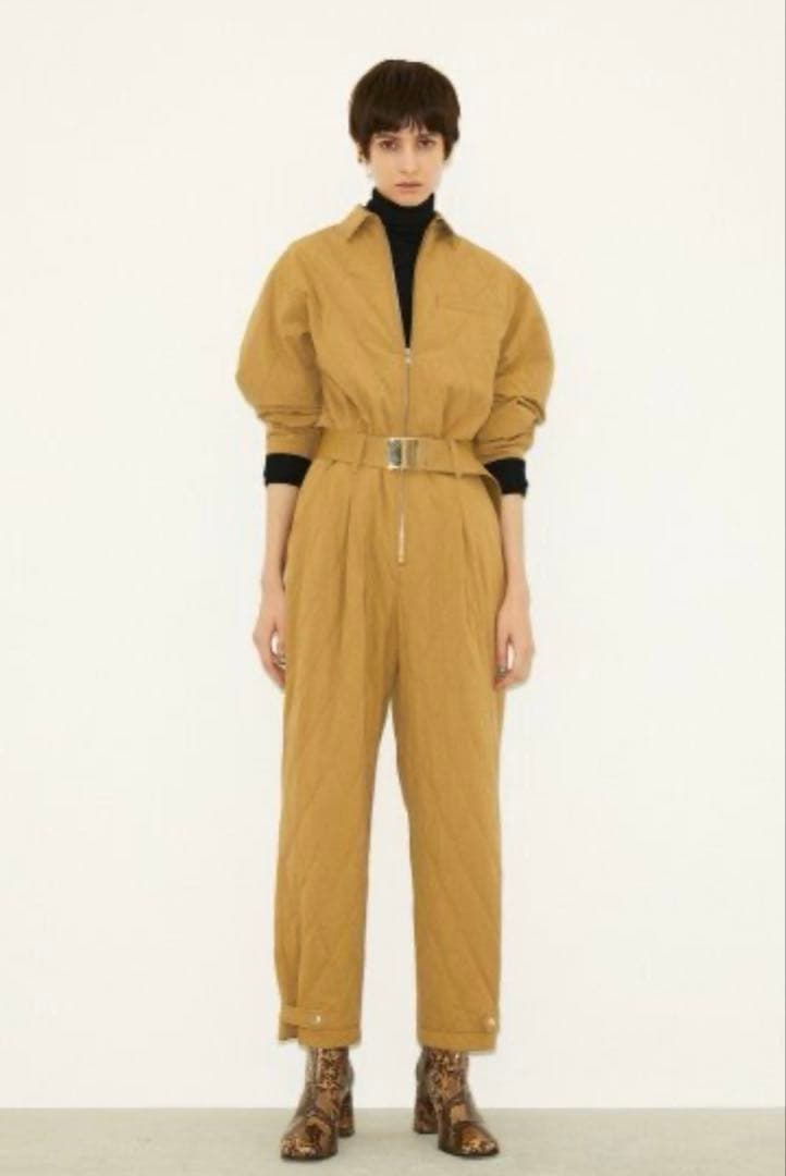 新品 新木優子着用 スローバイスライ THROW by SLY ジャンプスーツ