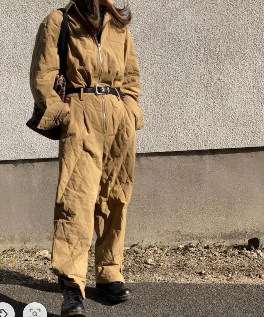 新品 新木優子着用 スローバイスライ THROW by SLY ジャンプスーツ