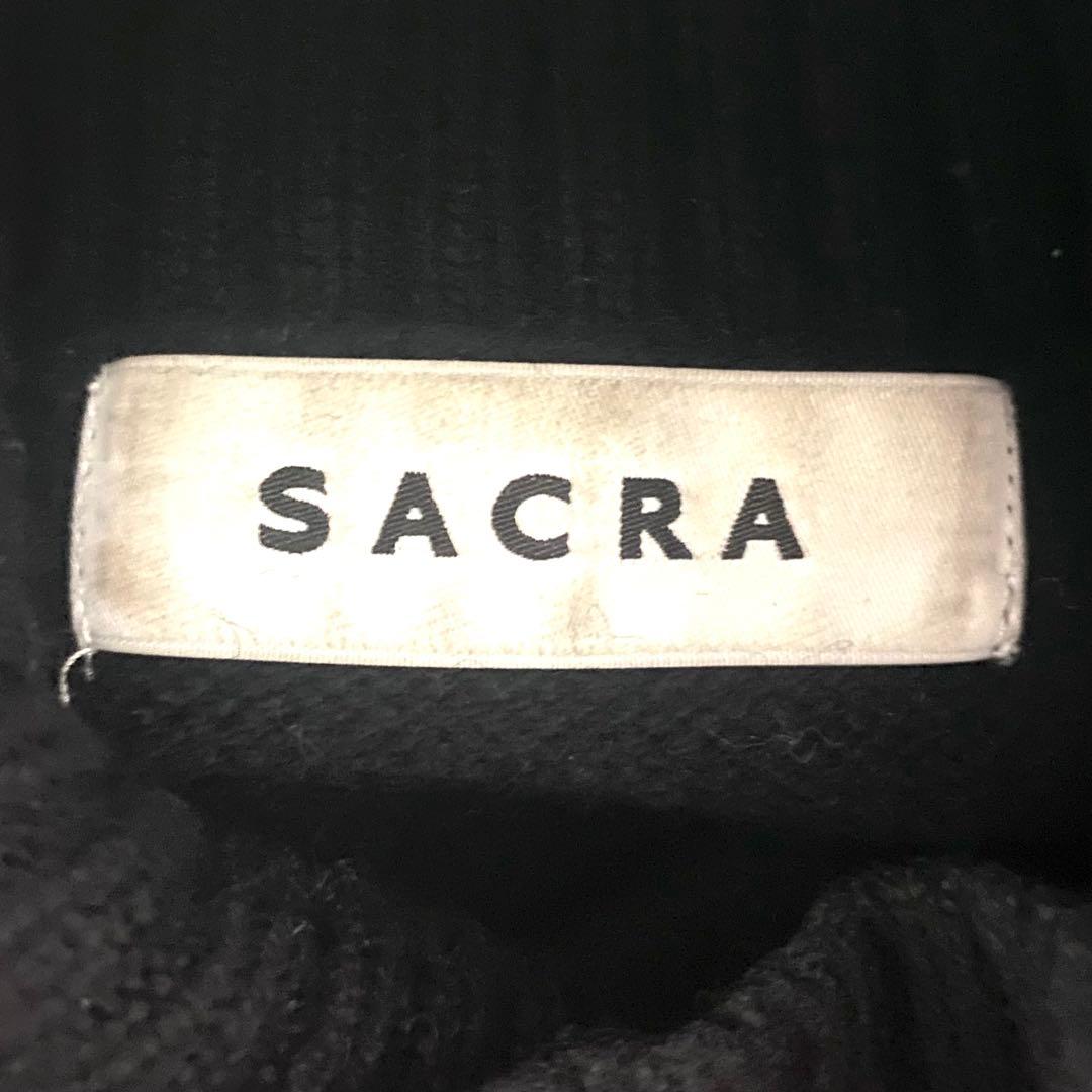 美品 サクラ SACRA エクストラファインウールニットワンピース 近年 38