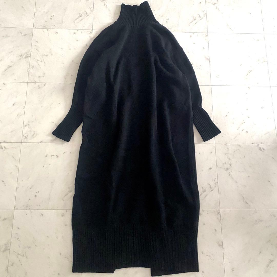 美品 サクラ SACRA エクストラファインウールニットワンピース 近年 38