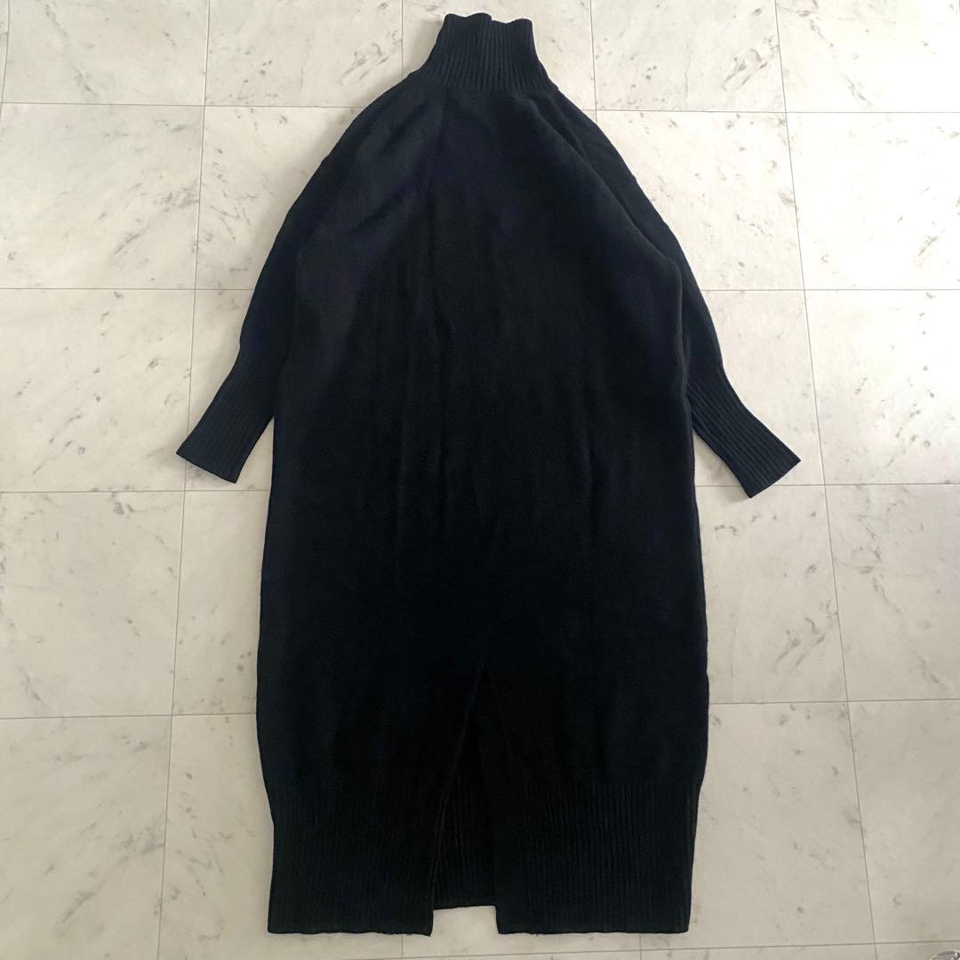 美品 サクラ SACRA エクストラファインウールニットワンピース 近年 38