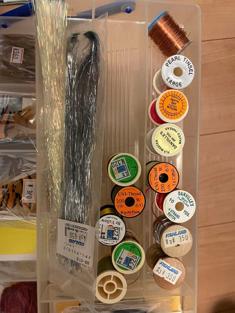 フライタイイングー式 【OFTバイス】フック、マテリアまとめ売