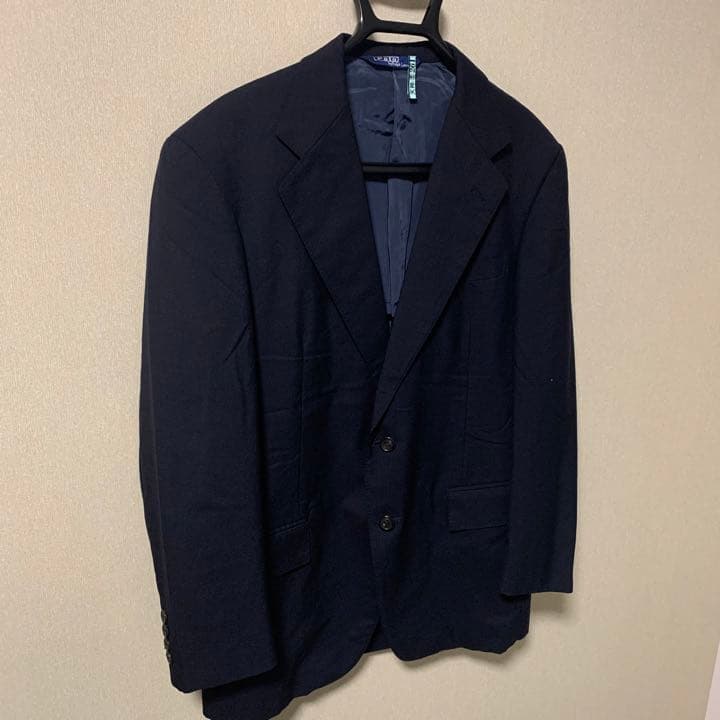 ポロ　ラルフローレン　スーツ　セットアップ　紺　ネイビー