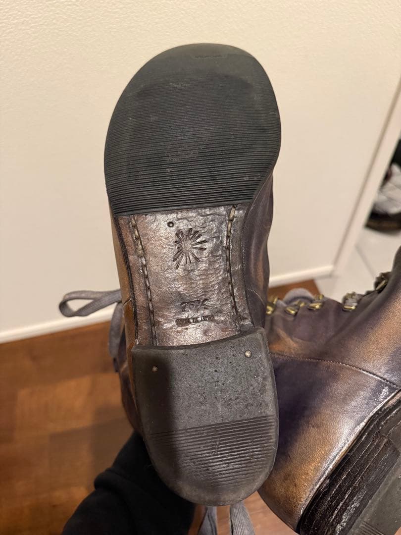 MIHARA YASUHIRO ミハラヤスヒロ ダークブラウン レザー ブーツ