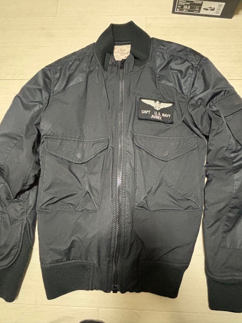 廃盤90s AVIREX US NAVY米軍海軍　MA-1