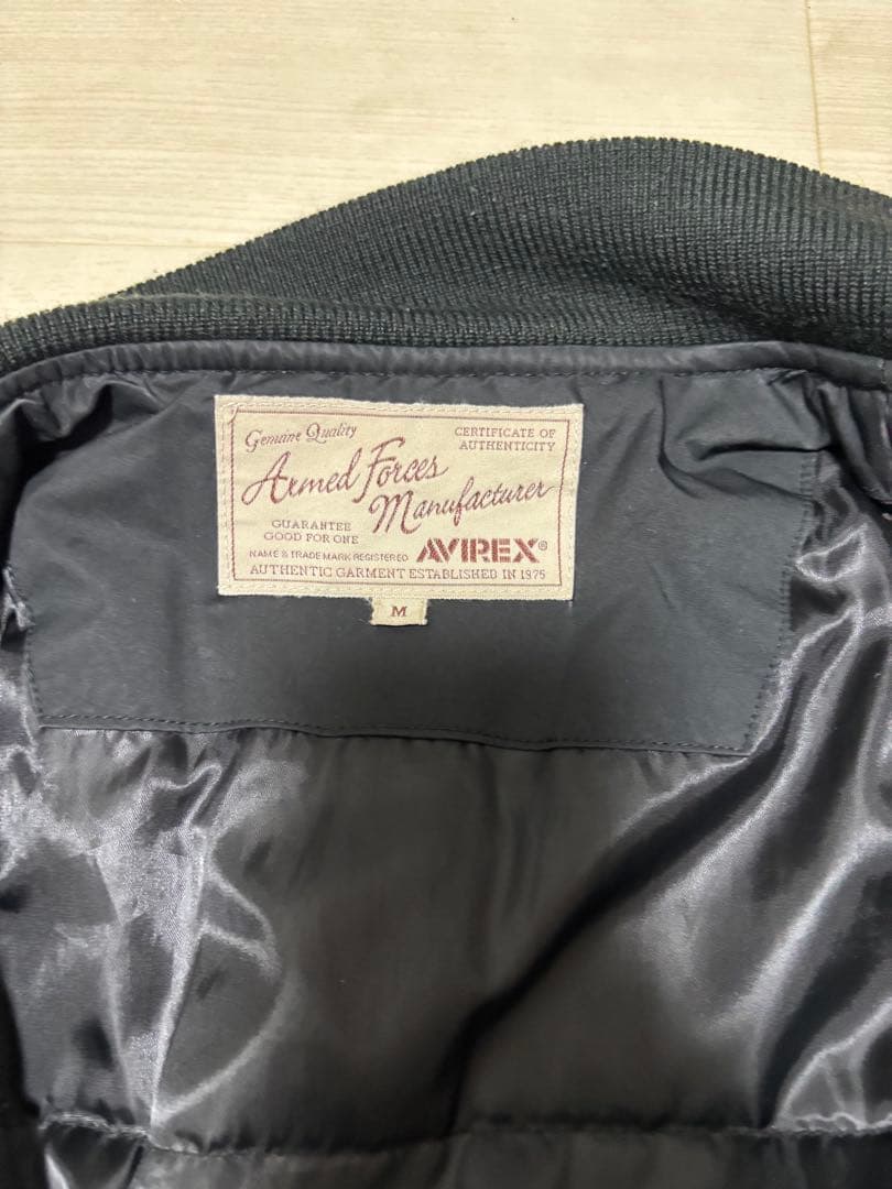 廃盤90s AVIREX US NAVY米軍海軍　MA-1