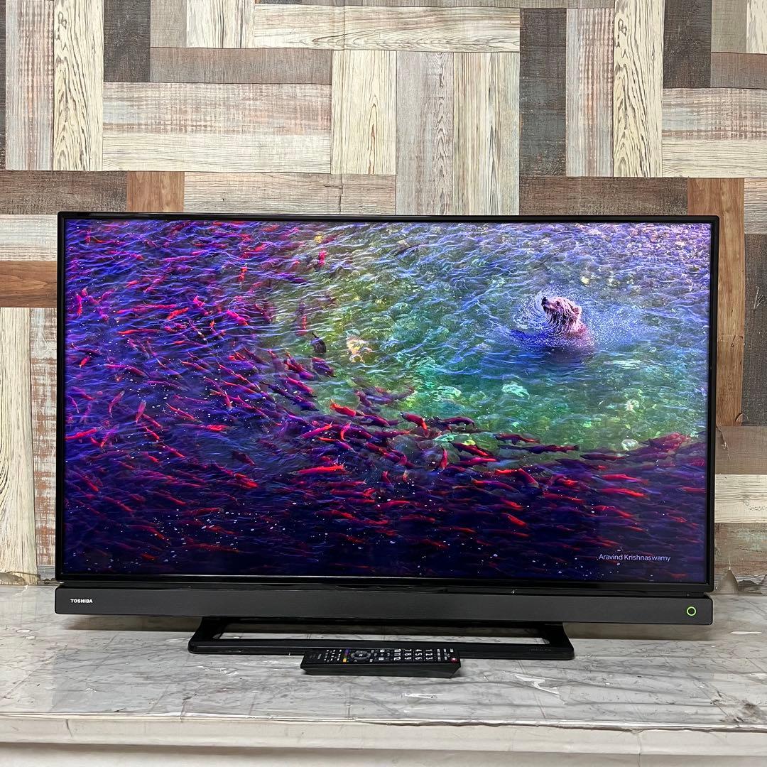 即日受渡❣️全国送料込東芝 40V型 液晶テレビREGZAゲームモード外付HDD