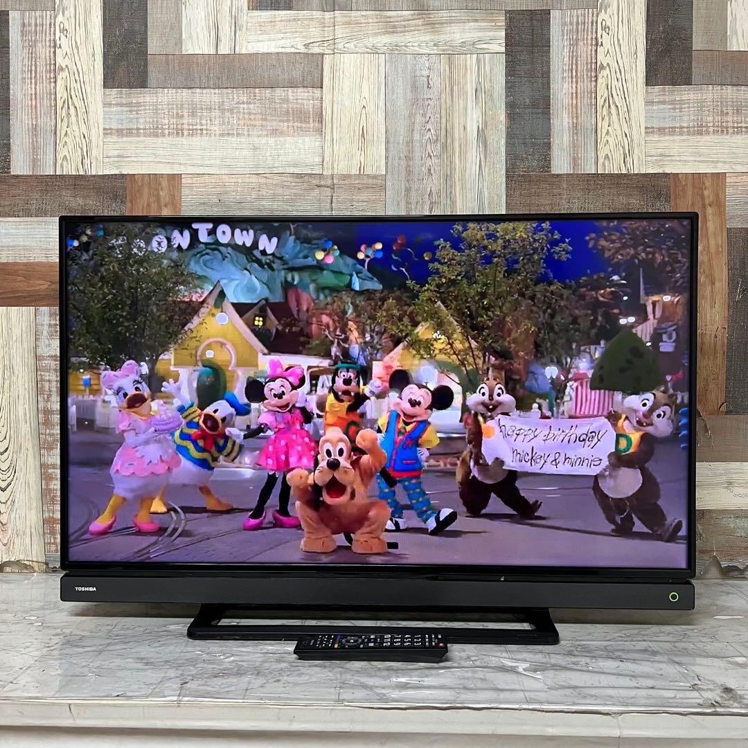 即日受渡❣️全国送料込東芝 40V型 液晶テレビREGZAゲームモード外付HDD