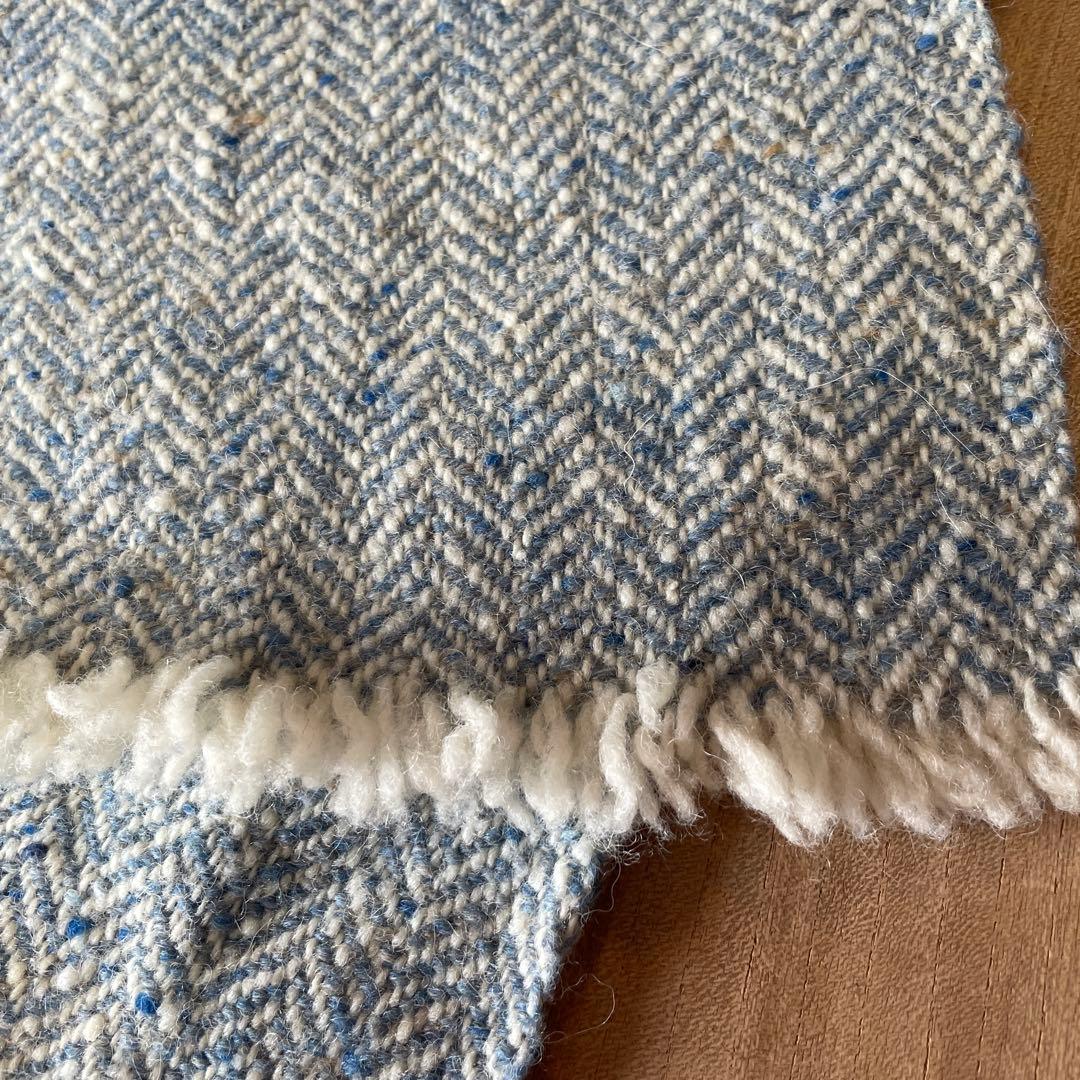 45rpmアルパカ混ツイードポンチョコート