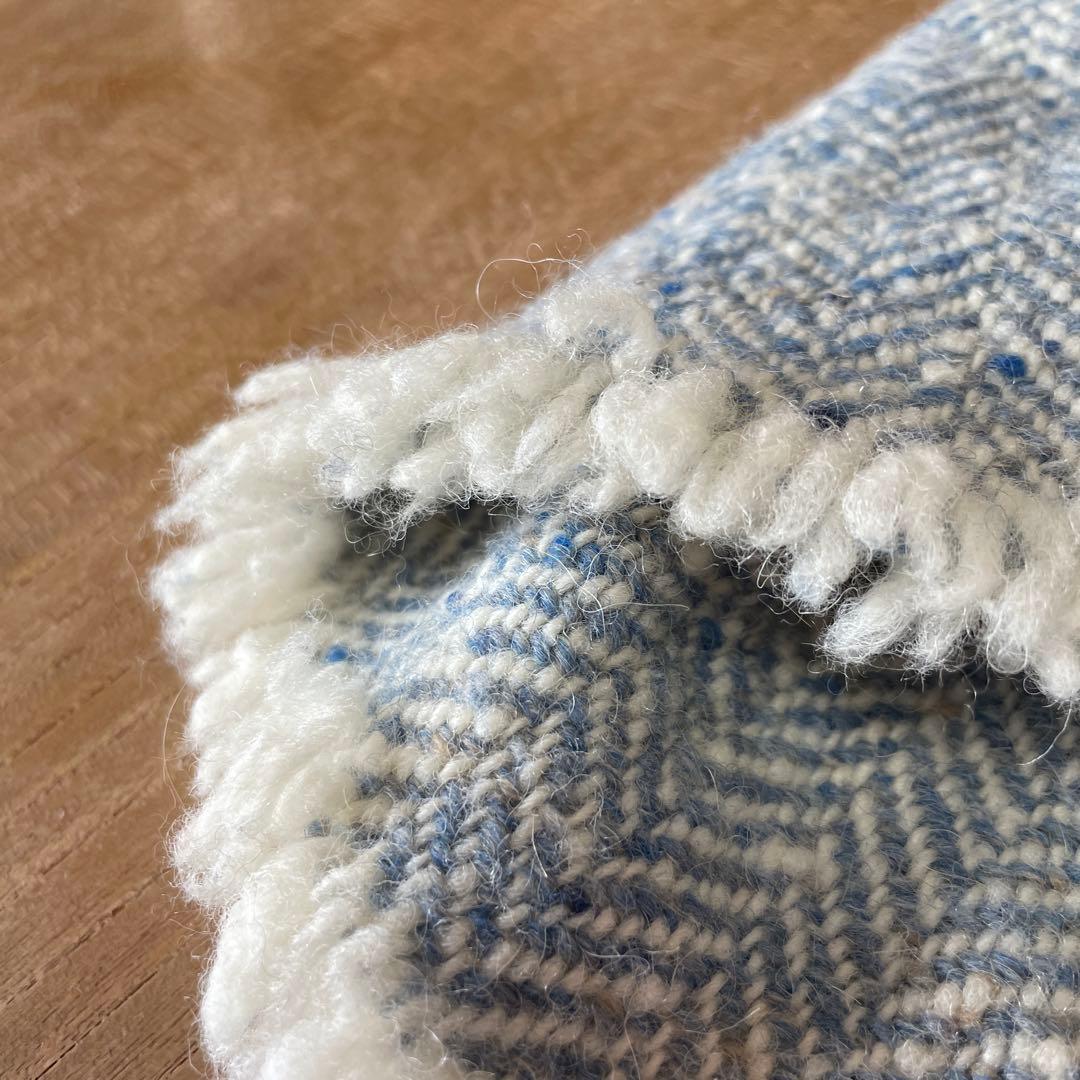 45rpmアルパカ混ツイードポンチョコート