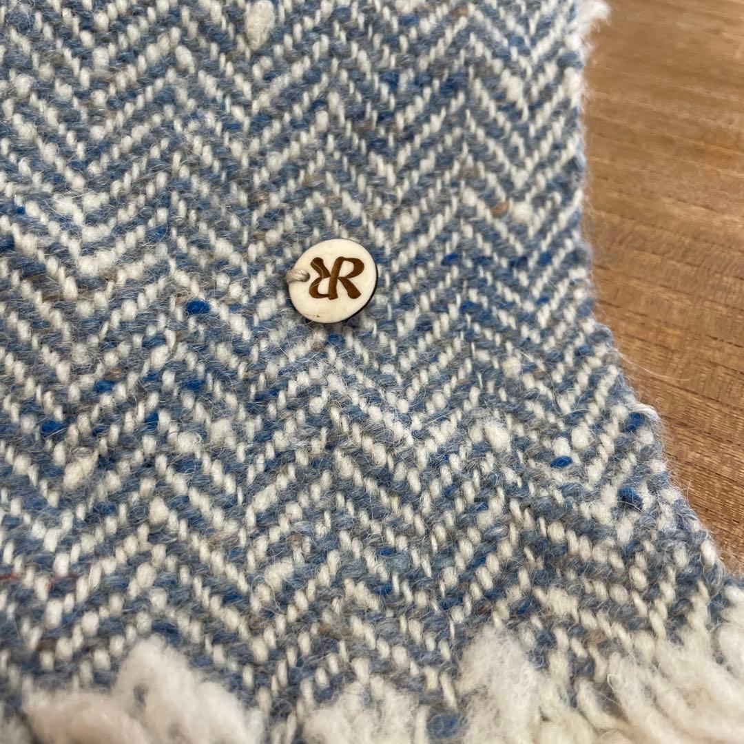 45rpmアルパカ混ツイードポンチョコート