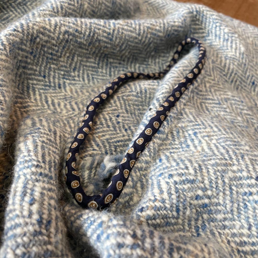 45rpmアルパカ混ツイードポンチョコート