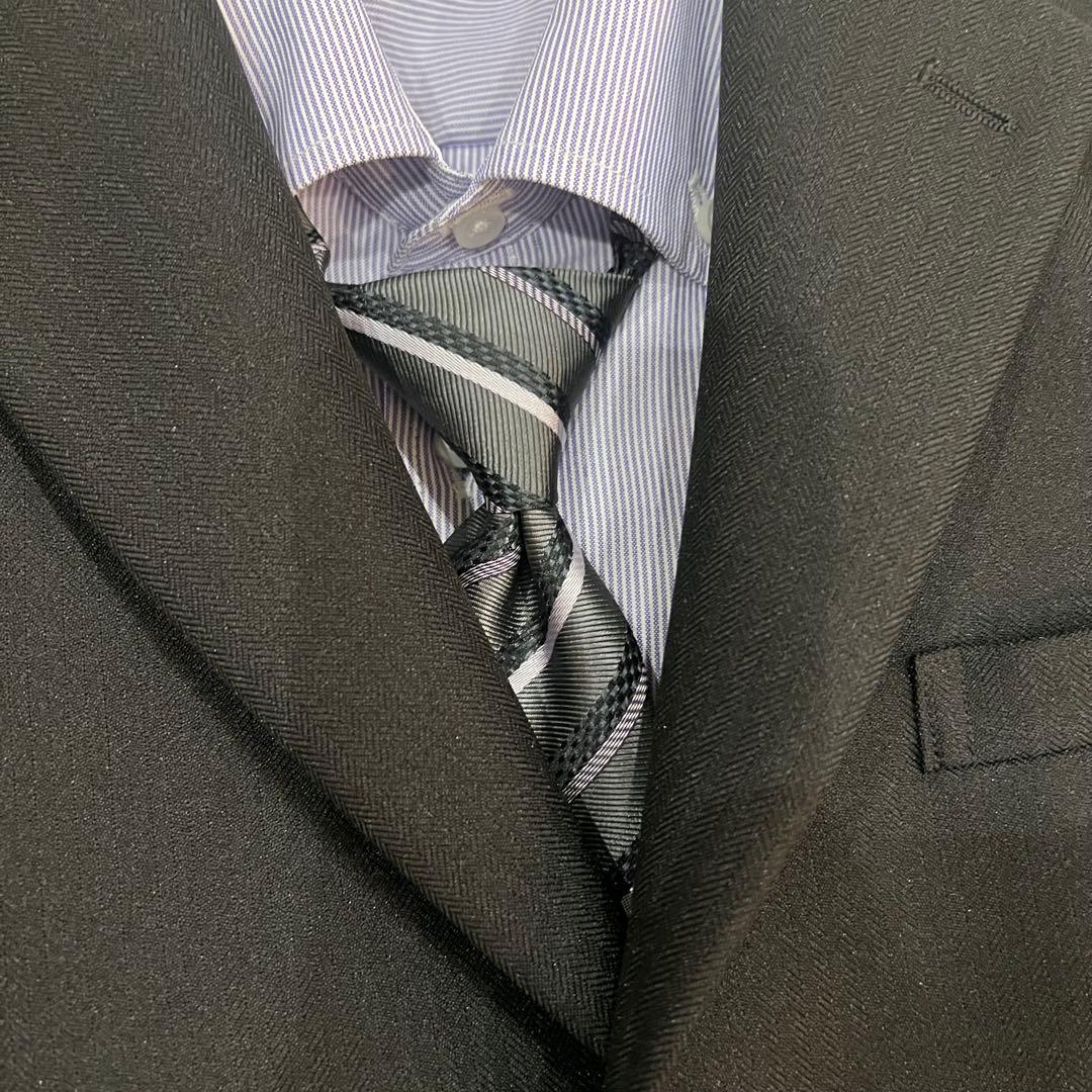 ワンダーファクトリー キッズフォーマル 4点セット 黒 男の子 卒入学式　150