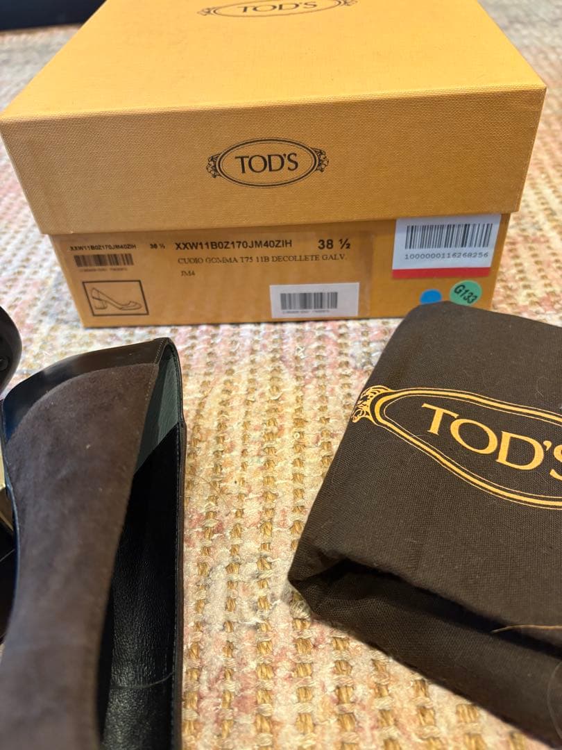『美品』Tod's ブラウン スエード ヒール