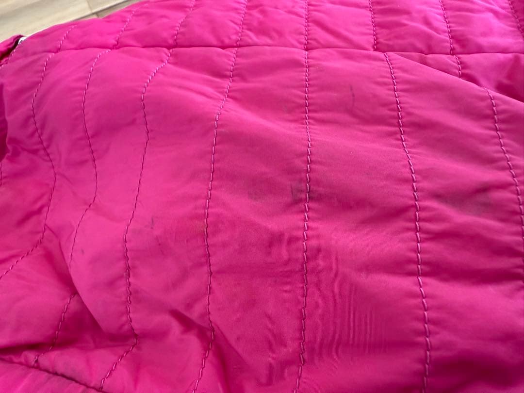 【希少/ピンク】CHANEL ナイロン マトラッセ チェーンショルダー シルバー