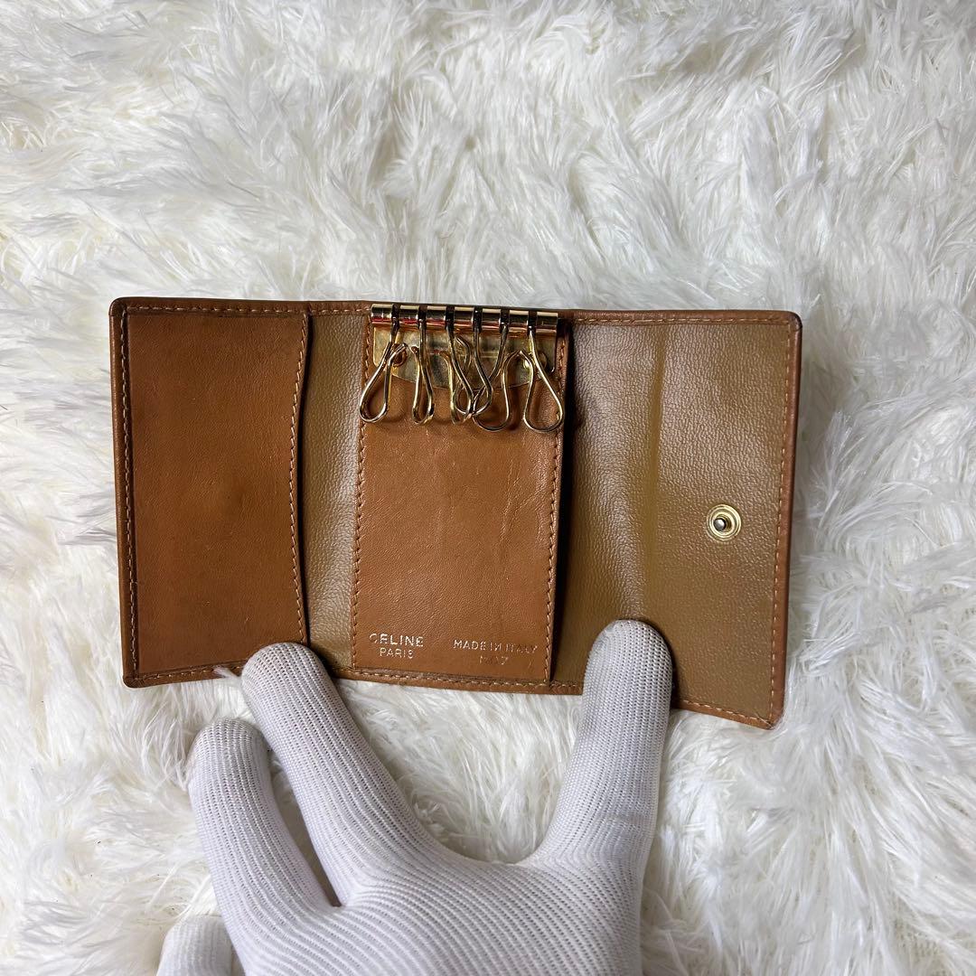 CELINE セリーヌ マカダム 6連 キーケース