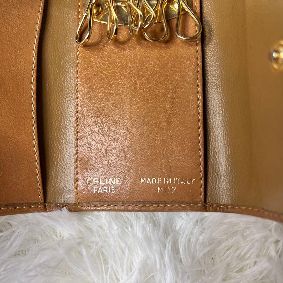 CELINE セリーヌ マカダム 6連 キーケース
