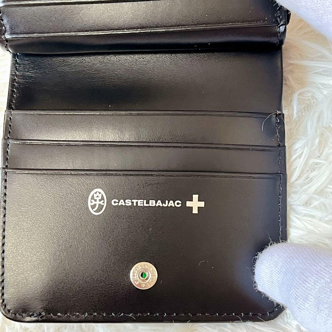 ✨未使用級✨ CASTELBAJAC 財布 二つ折り レッド ブラック 大人気