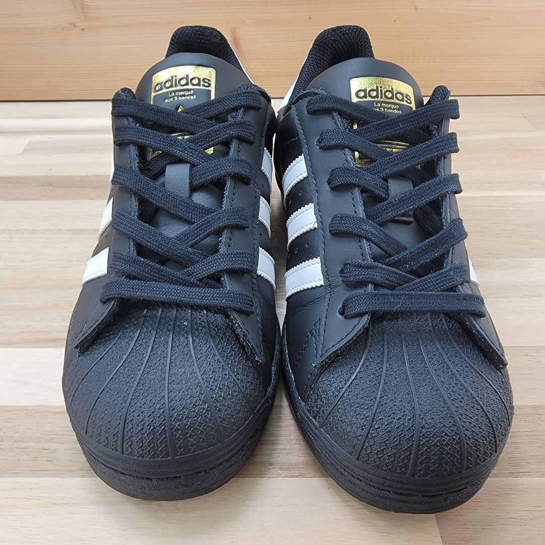 アディダス スーパースター ブラック/ゴールド 23.5㎝