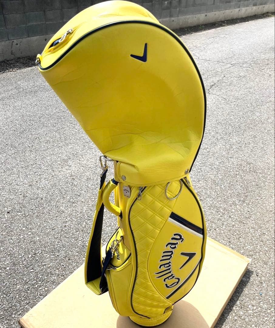 【即購入OK】callaway キャロウェイ キャディバッグ イエロー