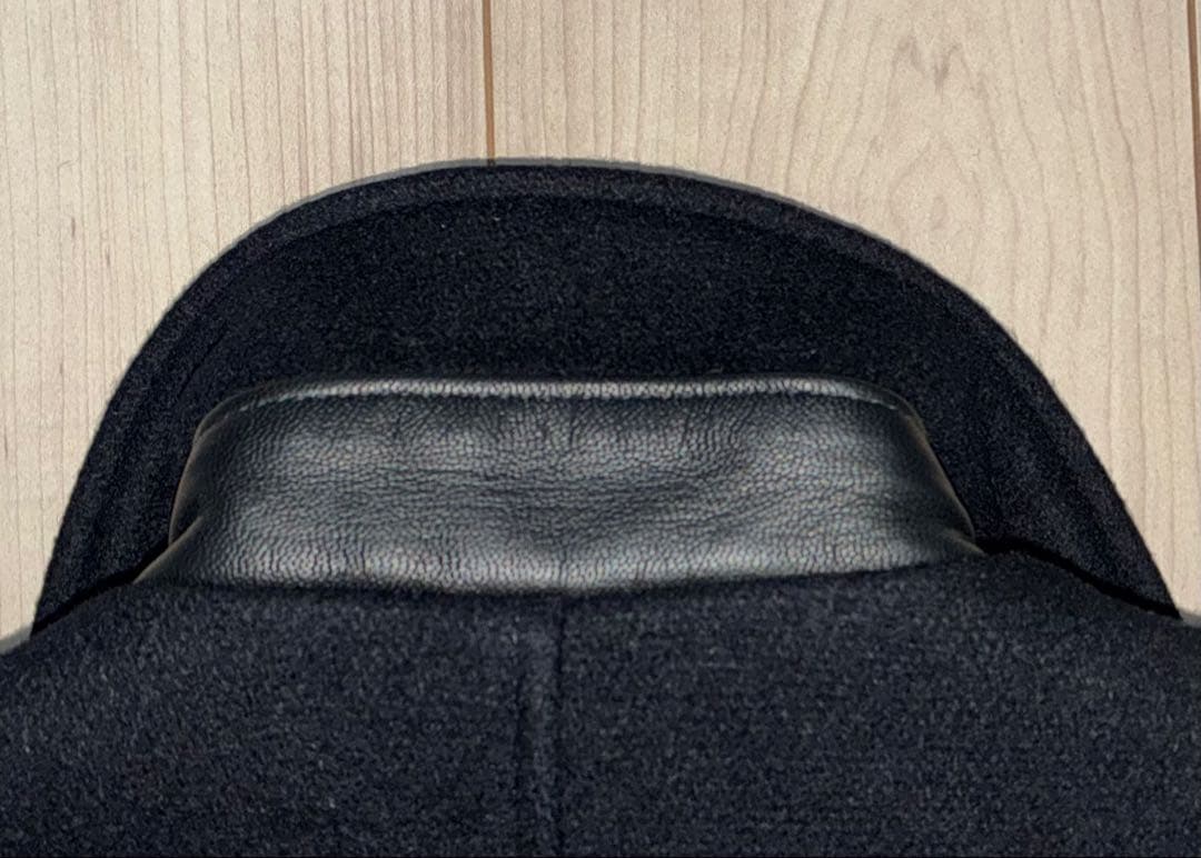 40 美品 Schott 769 ライダースPコート ライダースコート 黒 銀