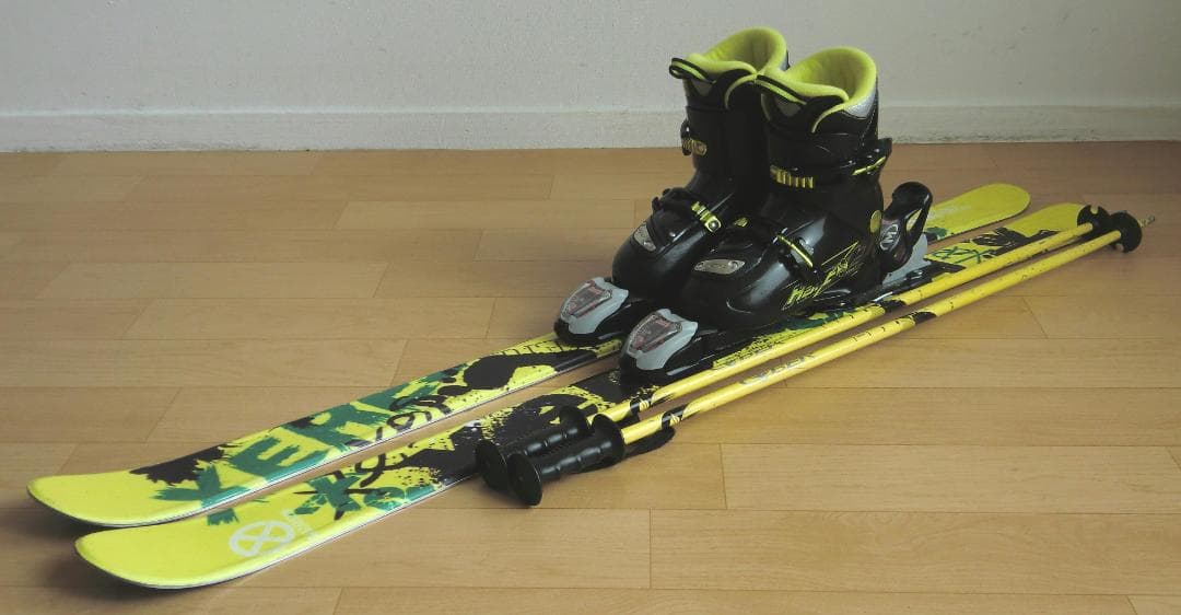 ■11月限定■送料無料■XERES＋Hart■子供用スキーセット■130/23■