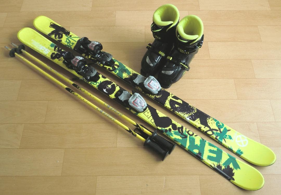 ■11月限定■送料無料■XERES＋Hart■子供用スキーセット■130/23■